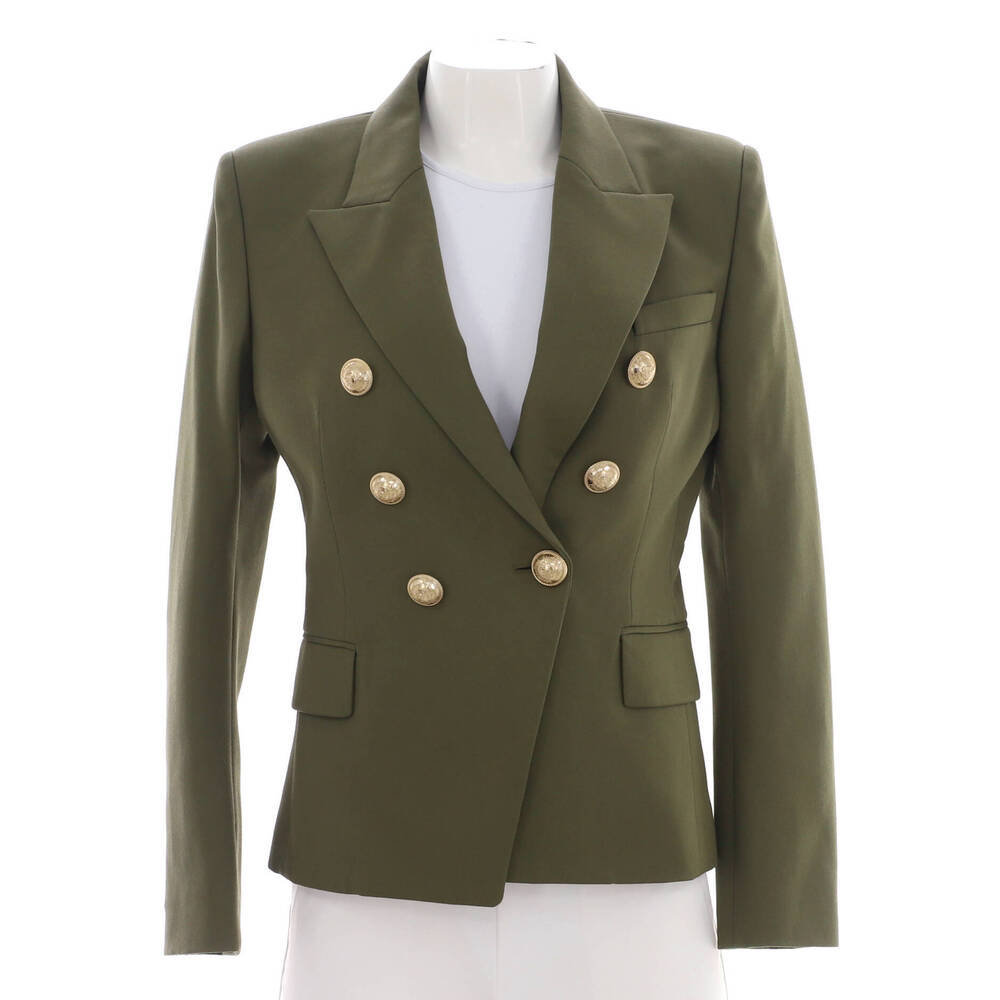 Balmain Women's Double Breasted Blazer Wool